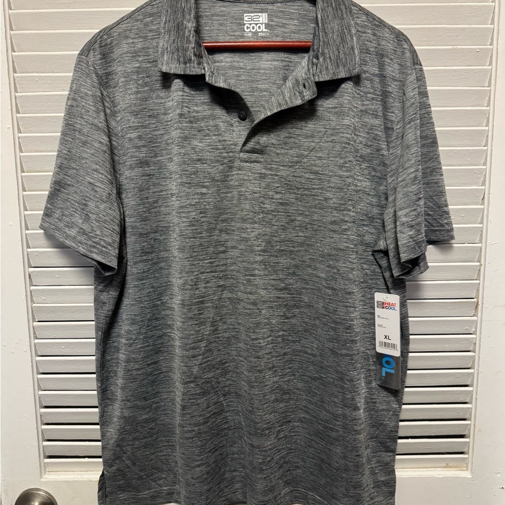 32 Degrees Gray Men's Polo Shirt